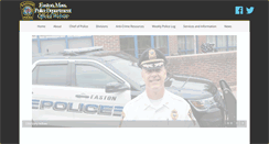 Desktop Screenshot of eastonpd.com